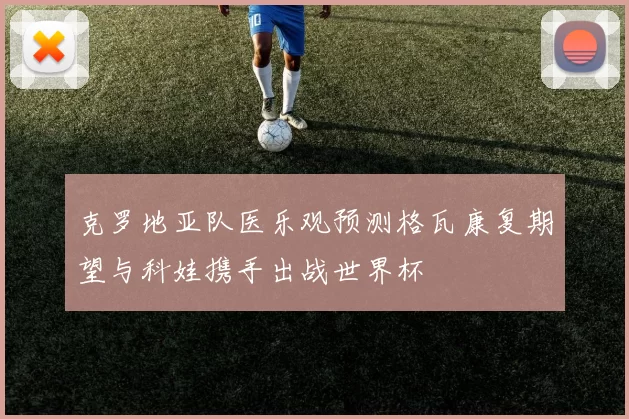 克罗地亚队医乐观预测格瓦康复期望与科娃携手出战世界杯